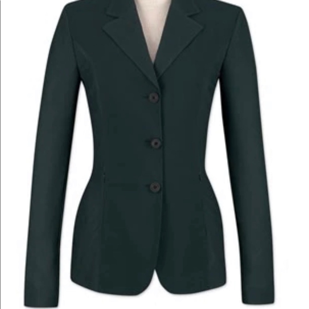 RJ classics Hunter green, mesh show coat